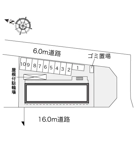 ★手数料０円★多摩市落合　月極駐車場（LP）